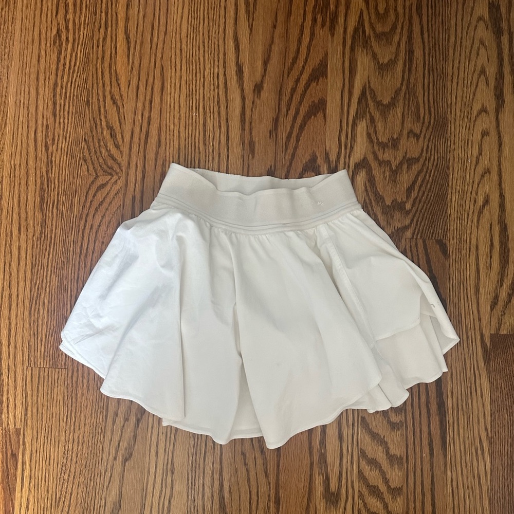 White lululemon tennis Skirt